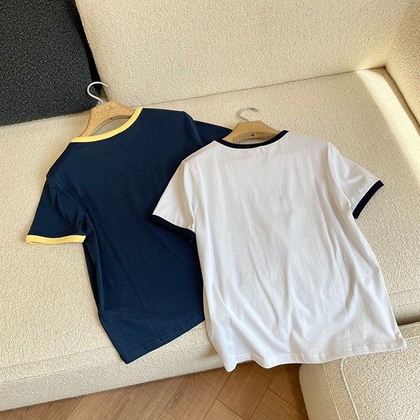 売上総額１位！セリーヌ PARIS 70S Tシャツ 偽物 コットンジャージー ホワイト 2X36H671Q